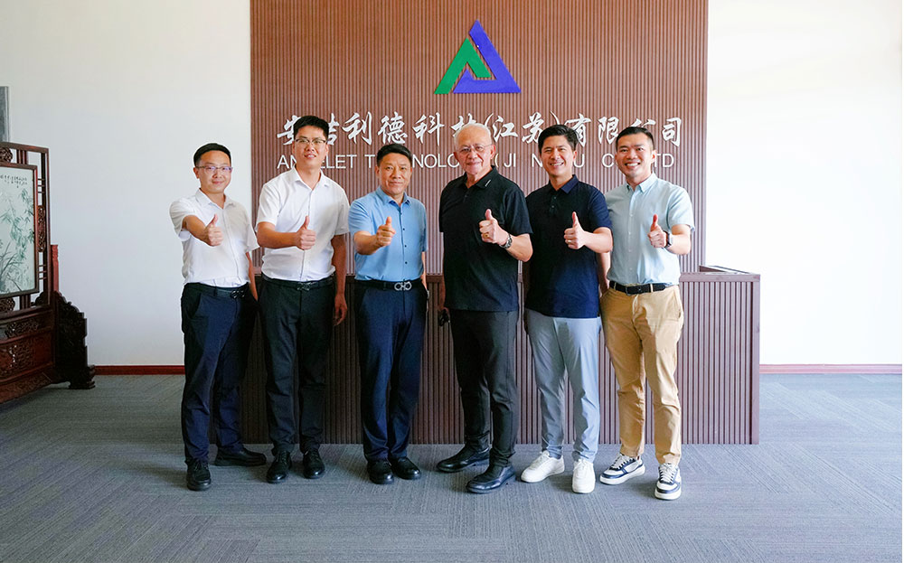 马来西亚客户到访安洁利德，实地探访生产线与质检实验室